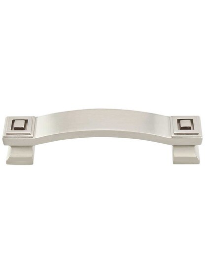 Delmar Cabinet Pull - 3 3/4 inch Center-to-Center in Satin Nickel.